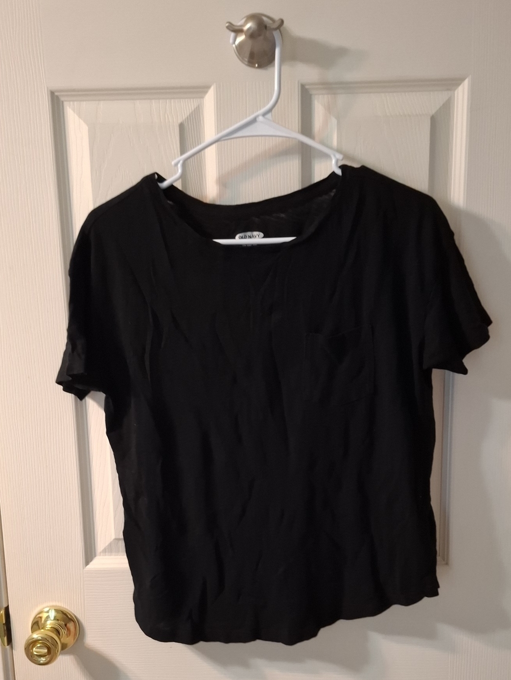 Black Pocket Tee
